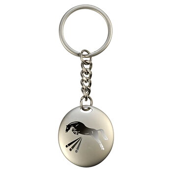 Keyring Oval Happy Ross Show Jumper