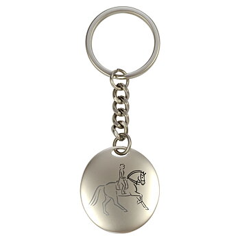 Keyring Oval Happy Ross Dressage Horse