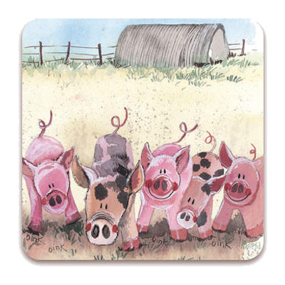 Fridge Magnet Alex Clark Five Little Pigs 