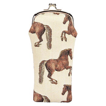 Glasögonfodral Signare Hästmotiv Whistlejacket Beige