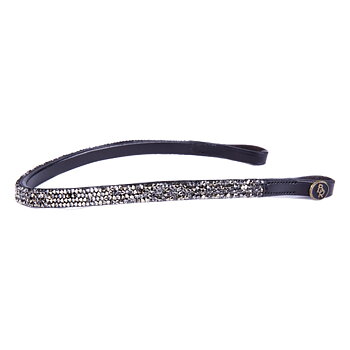 Browband BR Bieman de Haas Crystal Rocks Metal Silver Black