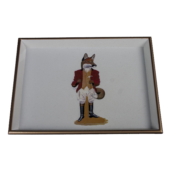 Bricka Anthony Steuart Rävjaktsmotiv Reynard The Fox