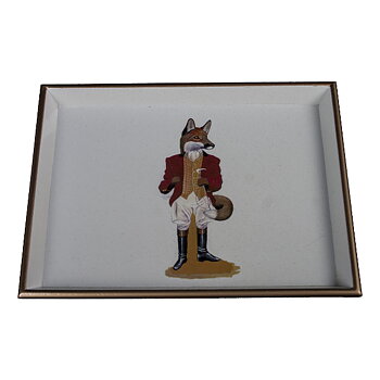 Bricka Anthony Steuart Rävjaktsmotiv Reynard The Fox