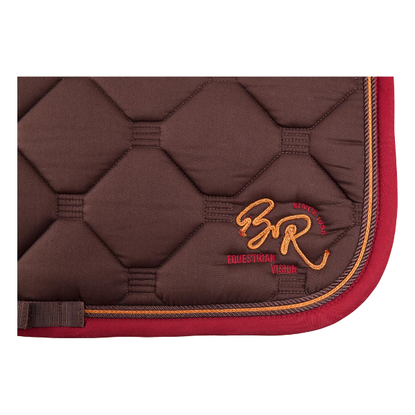 Dressage Saddle Pad BR Bieman de Haas Passion Thebe Coffee - 2