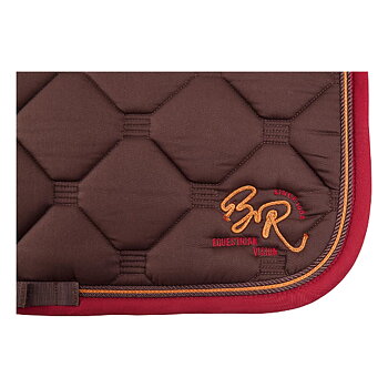 Dressage Saddle Pad BR Bieman de Haas Passion Thebe Coffee