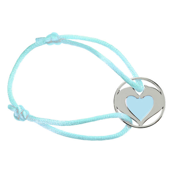 Bracelet Happy Ross Heart Horses Blue