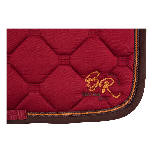 Dressage Saddle Pad BR Bieman de Haas Thebe Cranberry - 2