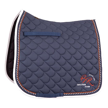 Dressage Saddle Pad BR Bieman de Haas Passion Pandora Navy