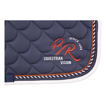 Dressage Saddle Pad BR Bieman de Haas Passion Pandora Navy