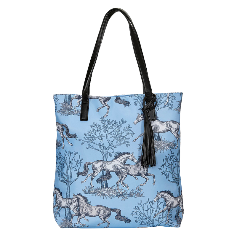 Tote Bag AWST Intl Blue Toile