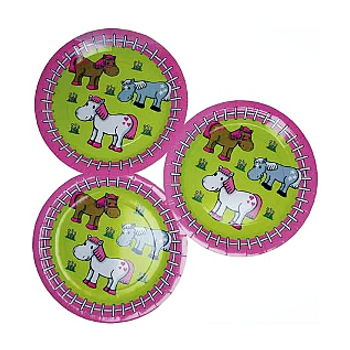 Paper Plates Grays 1922 Pony Party 8-pack