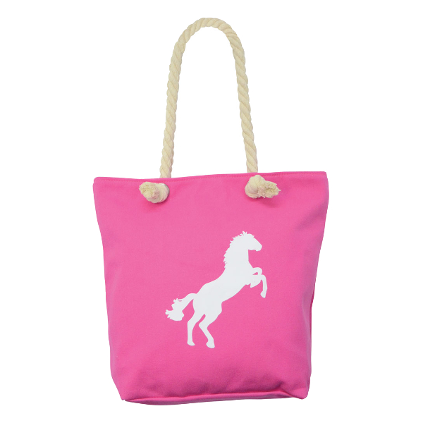 Tote Bag Hy Equestrian Horse Motif Amelia Pink
