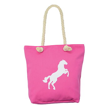 Tote Bag Hy Equestrian Horse Motif Amelia Pink