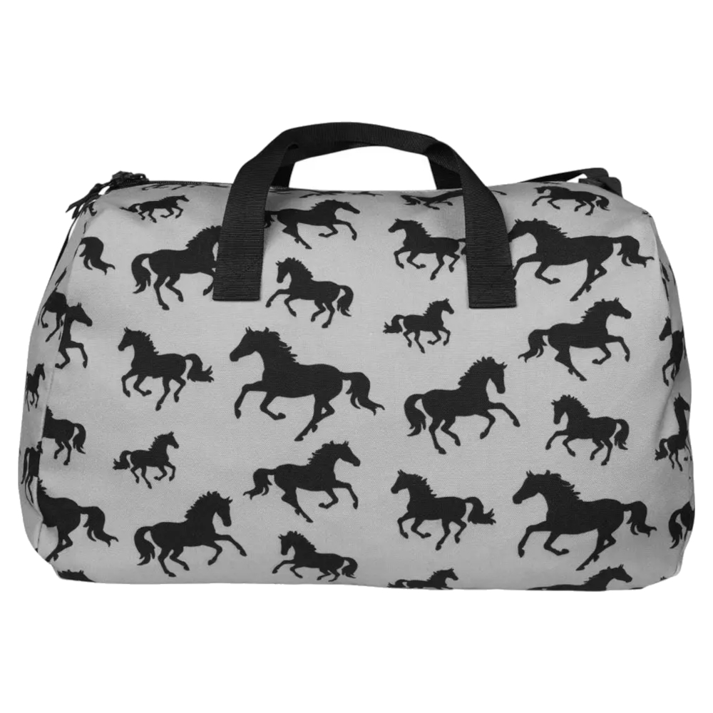 Duffle Bag AWST Intl Horse Motif  Silhouette Horse Purple - 3