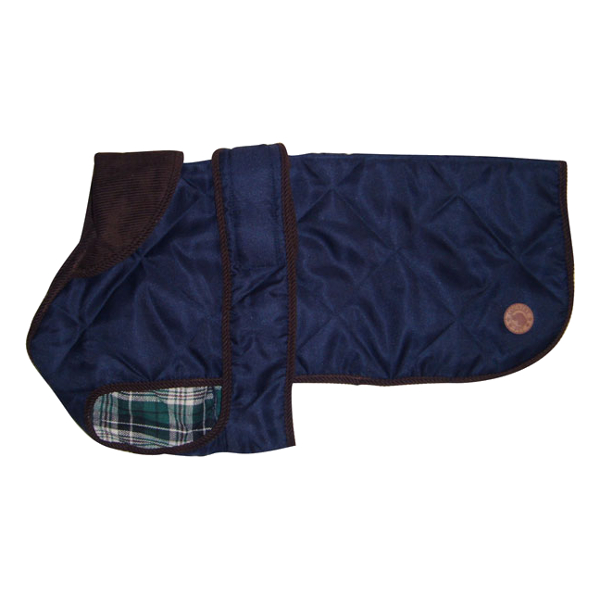 Dog Coat Country Pet Quilted Navy