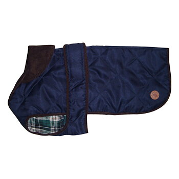 Dog Coat Country Pet Quilted Navy