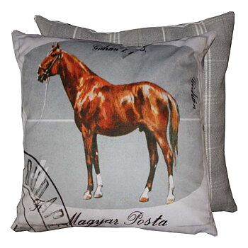 Cushion Grays 1922 Horse Motif Gidran