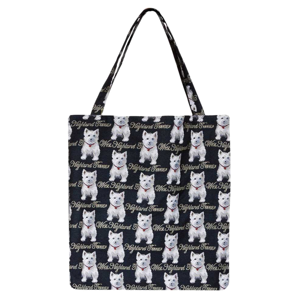 Shopping Bag Signare Dog Motif Westie