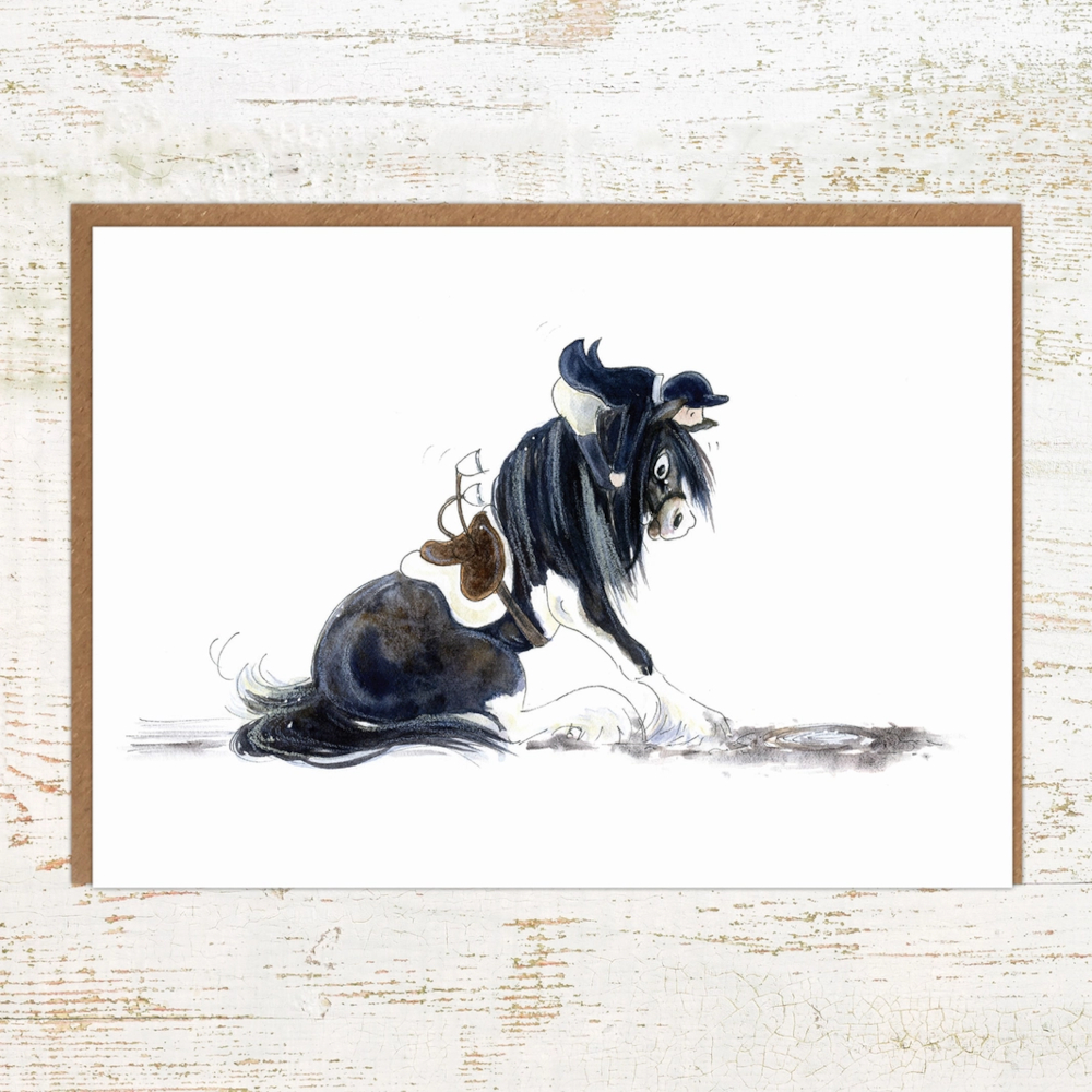 Greeting Card Pony Nut Gifts Horse Motif There Be Dragons