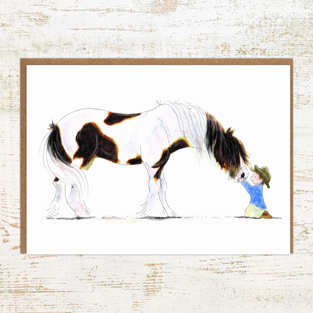 Kort Pony Nut Gifts Hästmotiv Clydie Moment