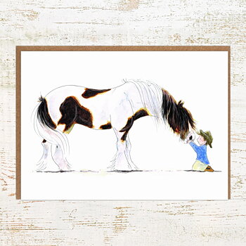 Kort Pony Nut Gifts Hästmotiv Clydie Moment