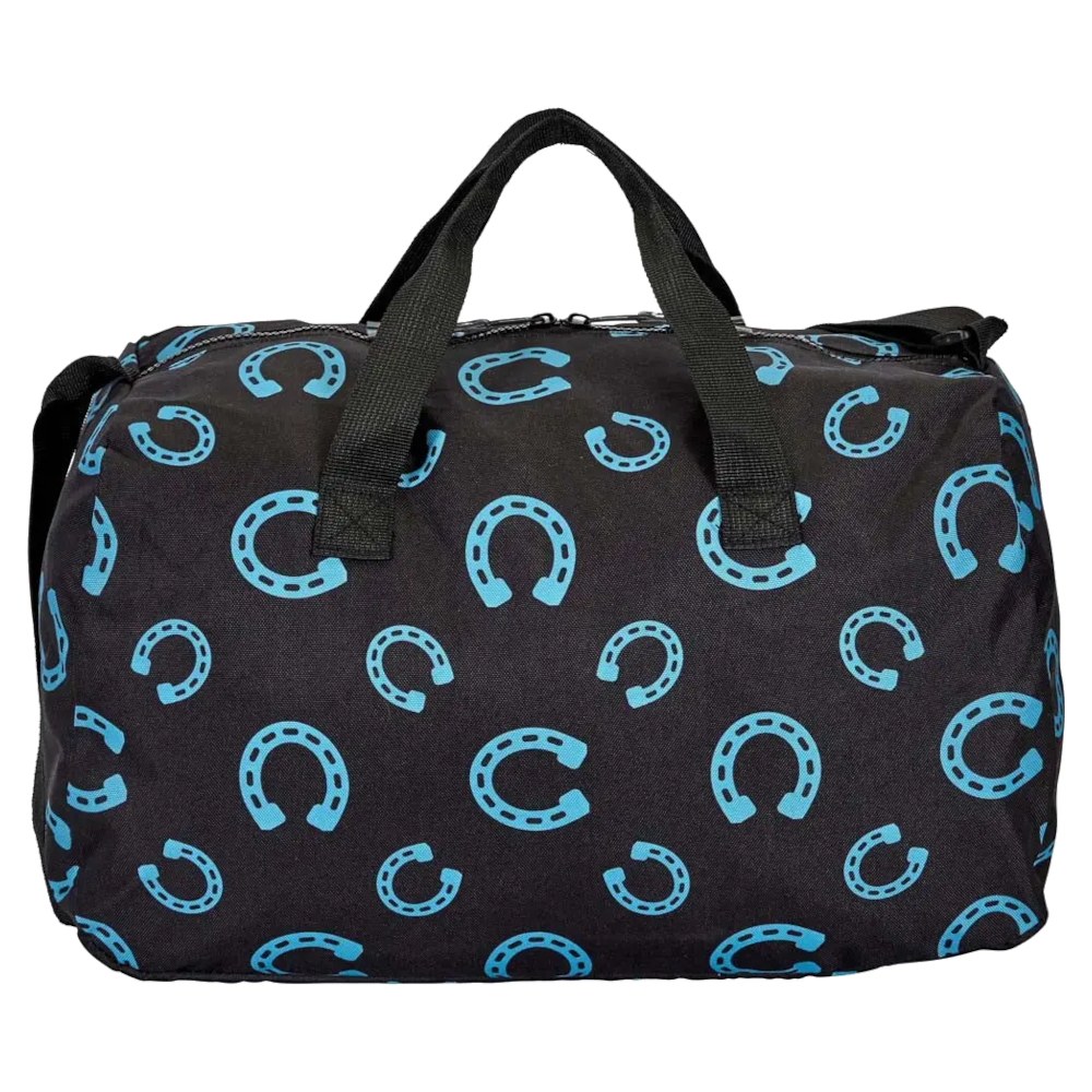 Duffle Bag AWST Intl Horse Motif Galloping Horse Turquoise - 2
