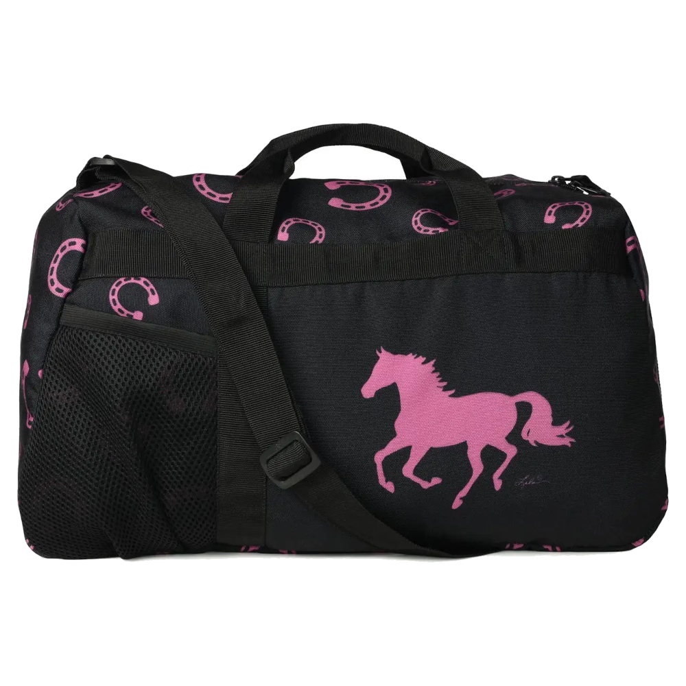 Duffelbag AWST Intl Hästmotiv Galopping Horse Mauve