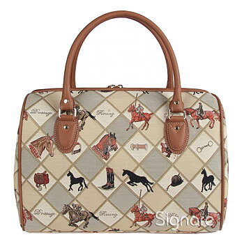 Travel Bag Signare Horse Motif Equestrian Sport