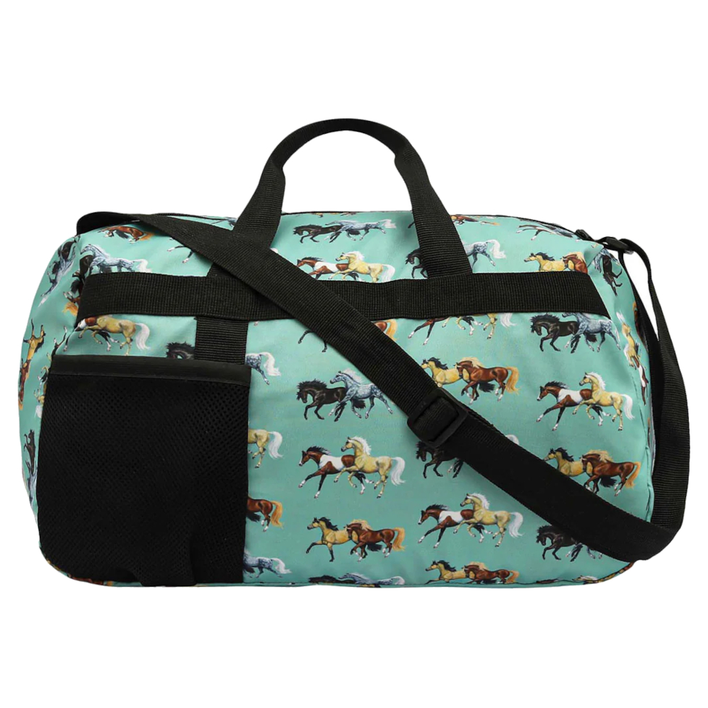 Duffle Bag AWST Intl Horse Pairs Green