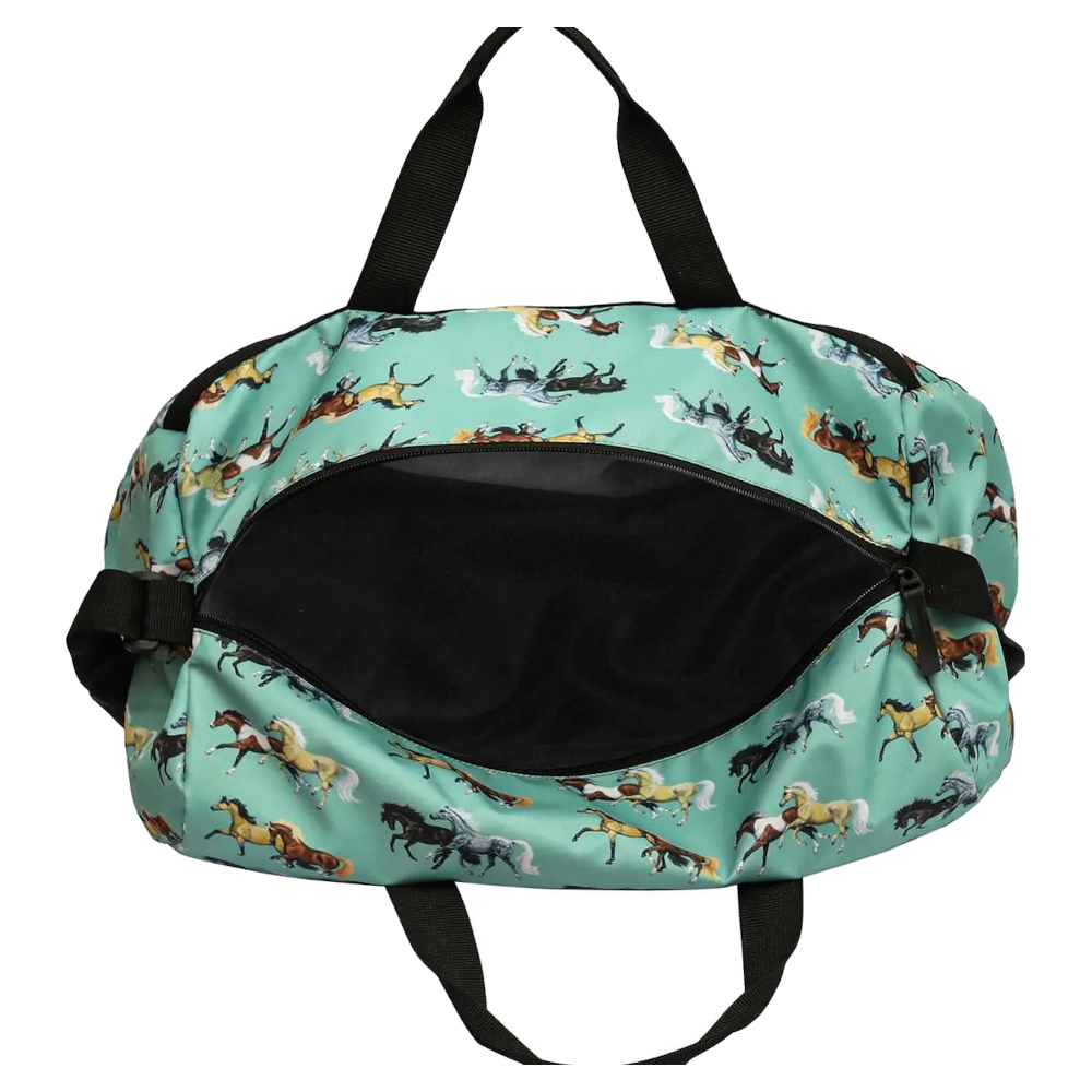 Duffle Bag AWST Intl Horse Pairs Green - 4