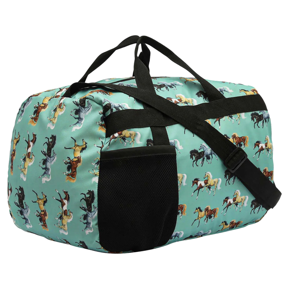 Duffle Bag AWST Intl Horse Pairs Green - 3