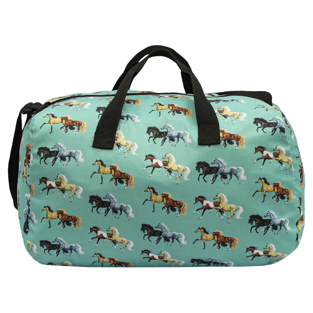 Duffle Bag AWST Intl Horse Pairs Green - 2