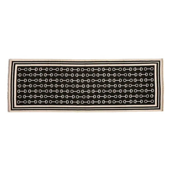 Scarf AWST Intl Snaffle Bits Black/Beige - 3