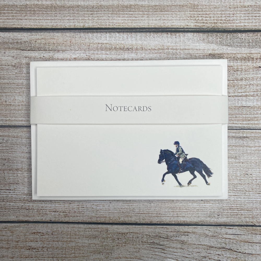 Korrespondenskort Susel & Co Blue Horse 8-pack