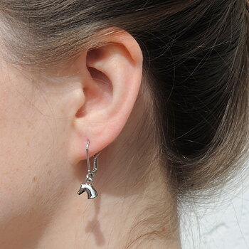 Earrings Happy Ross Horse Head 