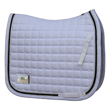 Saddle Pad Showumping Rider By Horse Platinum White