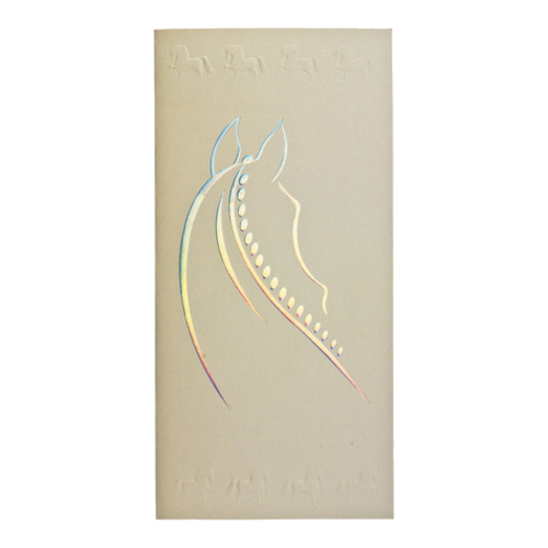 Greeting Cards Happy Ross Horse Motif Dressage 5-pack