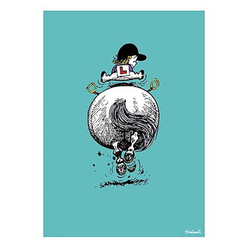 Kort Thelwell Hästmotiv The Learner