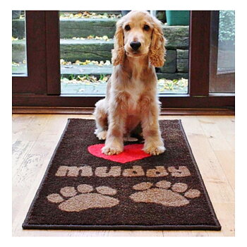Barrier Mat Pet Rebellion I Love Muddy Paws 