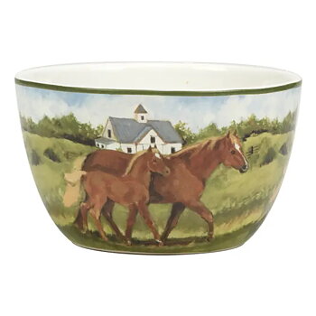 Skål Certified International Hästmotiv Mare And Foal
