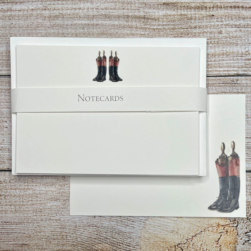  Correspondence Cards Susel & Co Riding Boots 8-pack