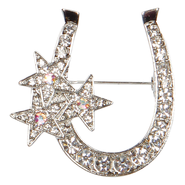 Stock Pin Harrys Horse Horseshoe Stars