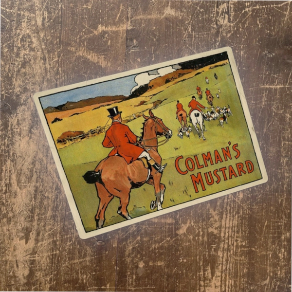 Metallskylt Colman's Mustard Hunting