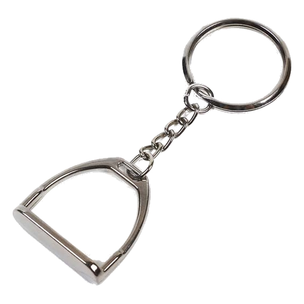 Key Ring Elico Stirrup Silver