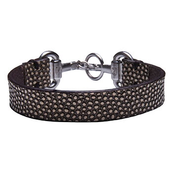 Armband Noble Equestrian Snaffle Bit Vit