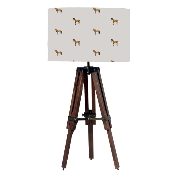 Lampskärm Grays 1922 Hästmotiv Grå  - 3