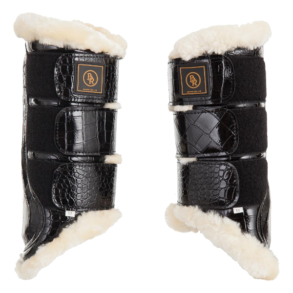 Dressyrskydd BR Bieman de Haas Majestic Croco Svart