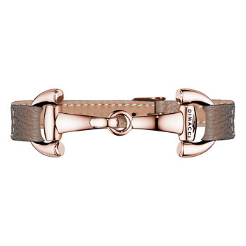 Bracelet Dimacci Alba Pur Taupe/Rose Gold
