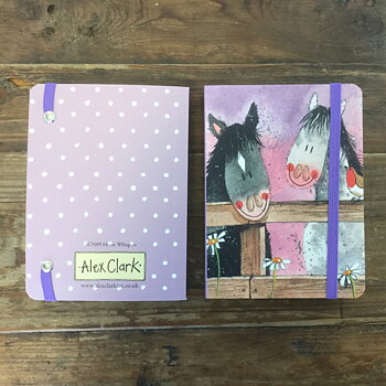 Anteckningsbok A6 Alex Clark Hästmotiv Horse Whispers 