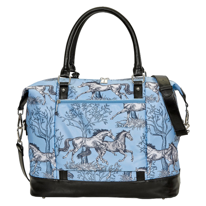 Duffelbag AWST Intl Hästmotiv Blue Toile - 2